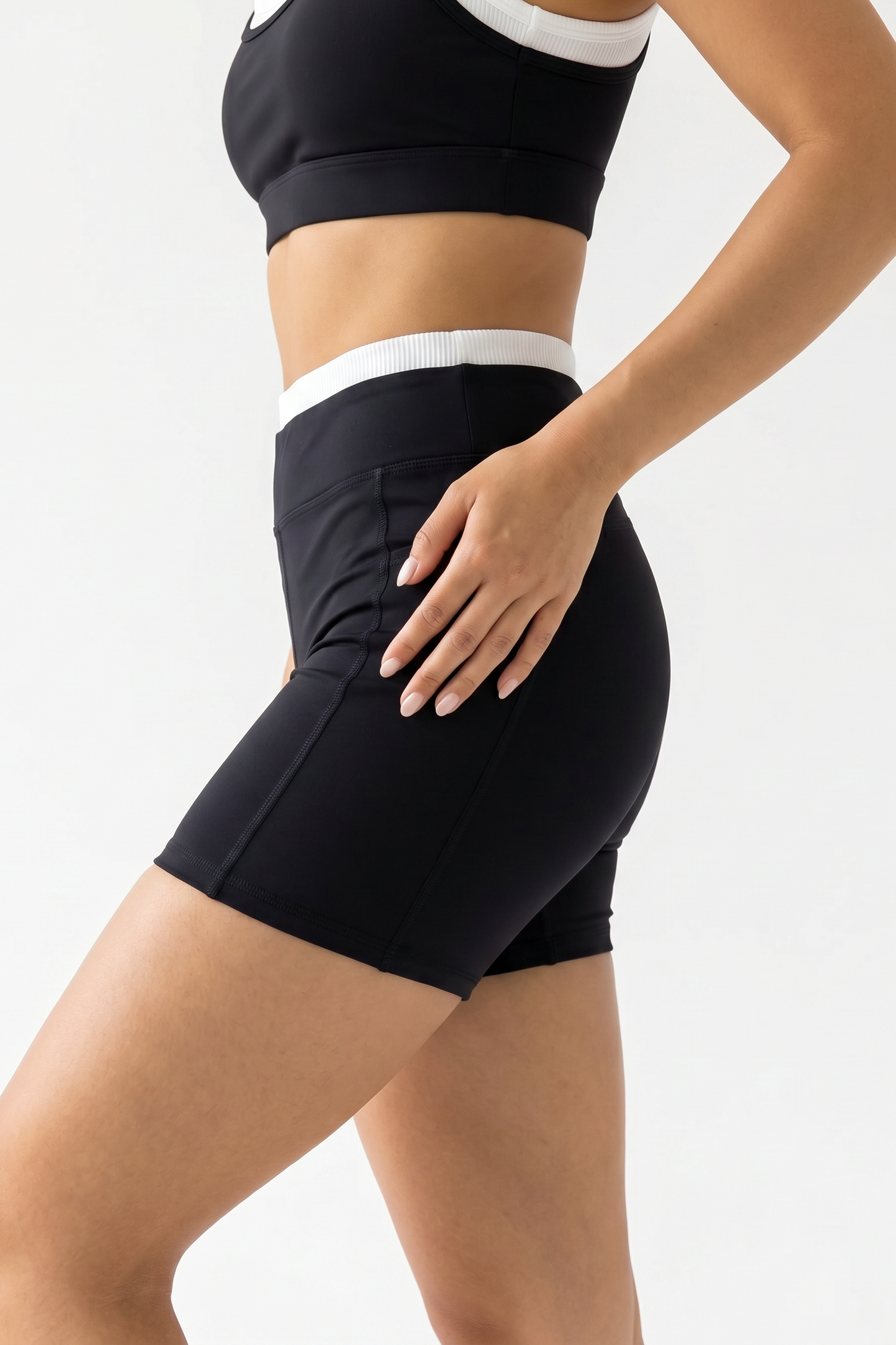 Layered Shorts - Black