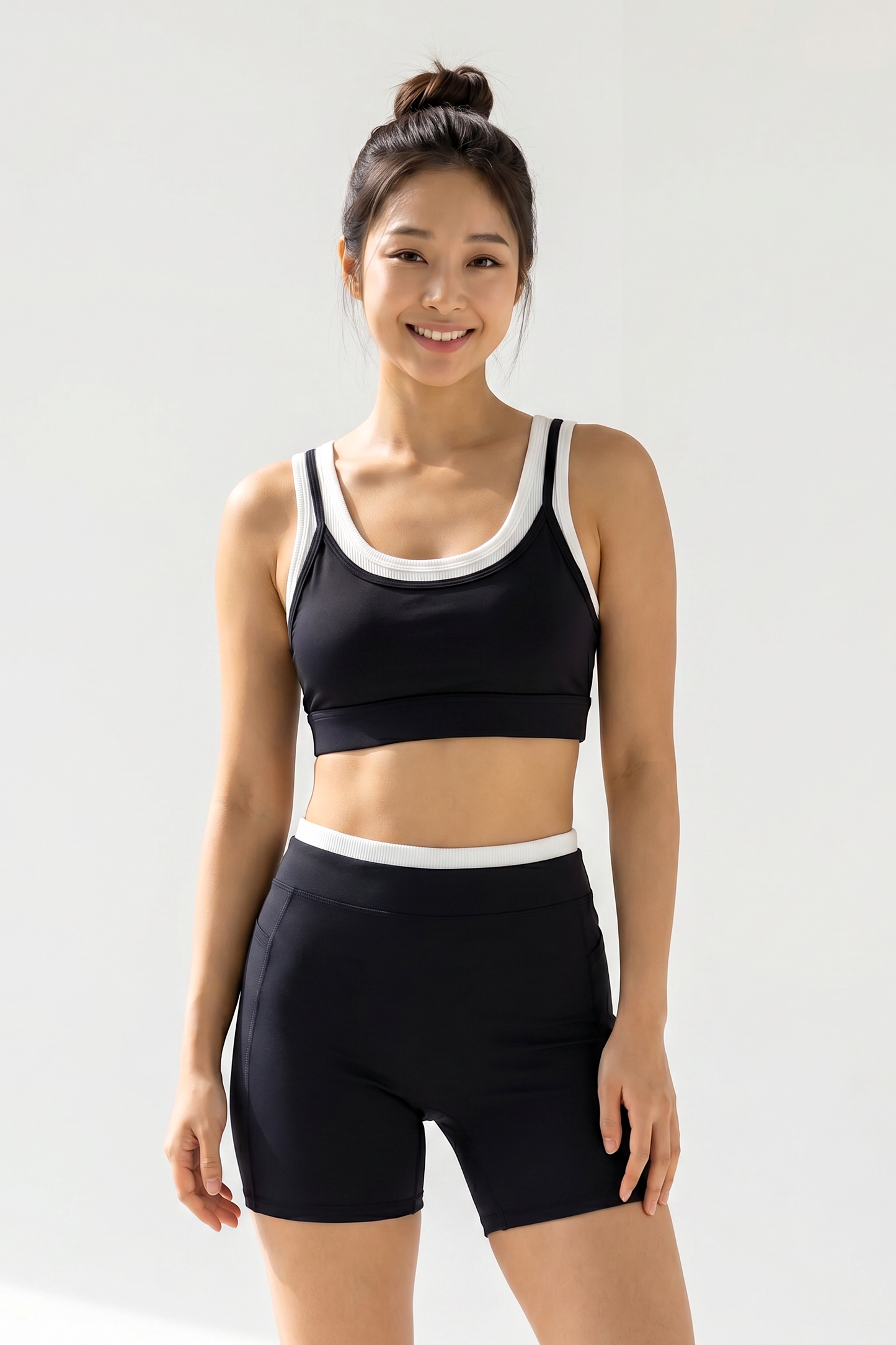 Layered Bra - Black