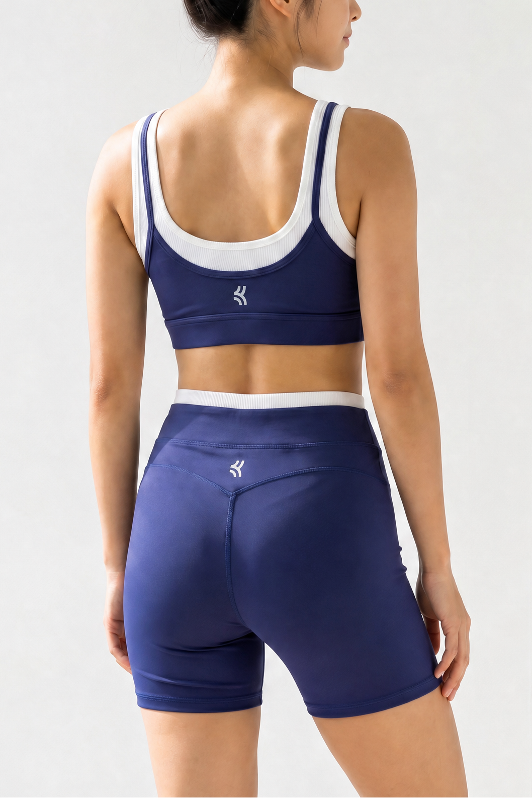 Layered Shorts - Navy